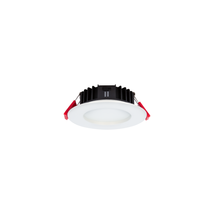 LED REC FIXED C/W UID DRI DIM 10W 300mA DC CC 3K/4K-WH